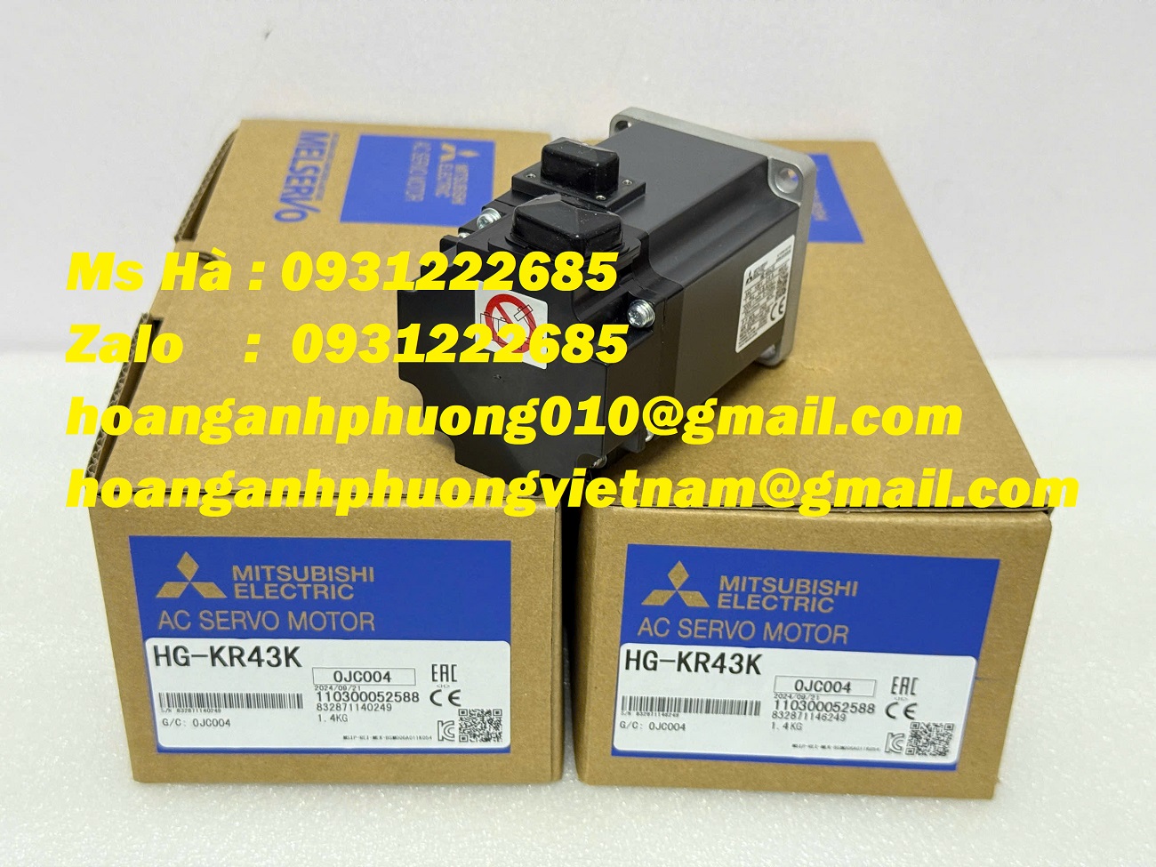 Servo phản hồi nhanh - chính xác - Mitsubishi HG-KR43K